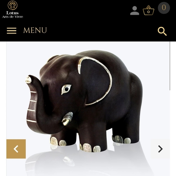 Lotus elephant stool - Picture 8 of 8